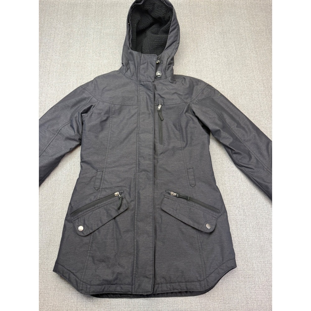 Columbia Carson Pass II Insulated Winter Jacket Parka Women's Size M Dark Gray